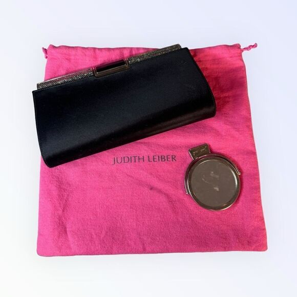 Judith Leiber Jeweled Satin Clutch - Picture 8 of 11